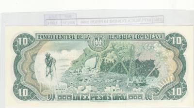 BILLETE REPUBLICA DOMINICANA 10 PESOS ORO 1996 P-153a 