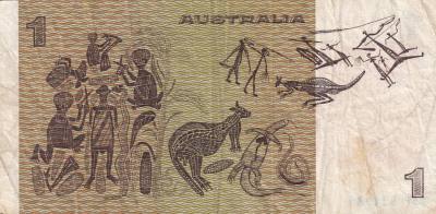 CRBX0715 BILLETE AUSTRALIA 1 DÓLAR BC