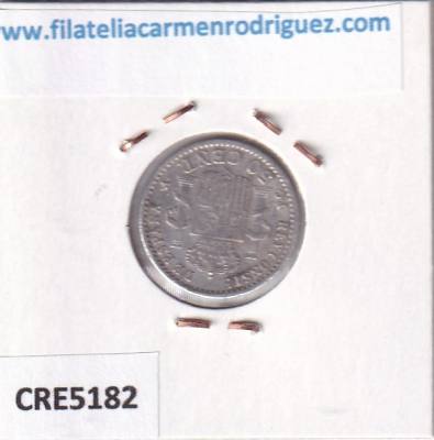 CRE5182 MONEDA ESPAÑA ALFONSO XI1I 50 CENTIMOS 1904 PLATA