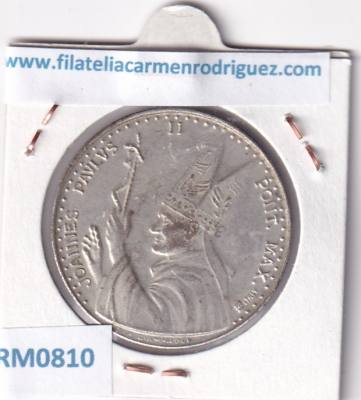 CRM0810 MEDALLA VATICANO JUAN PABLO II PLATA MBC