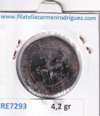 CRE7293 MONEDA ESPAÑA RRCC 4 MARAVEDIS 1474-1504 CUENCA