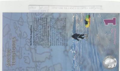 CRJ1694 BILLETE TERR. ARTICOS 1 DOLAR 2012 SPECIMEN POLIMER ARC-01 