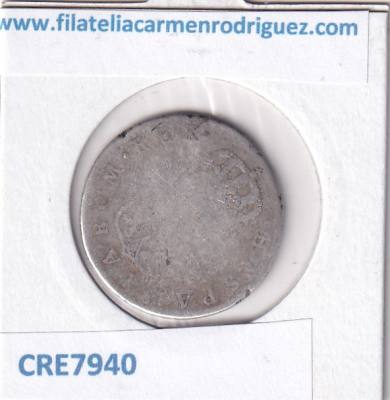 CRE7940 MONEDA ESPAÑA CARLOS III 2 REALES 1773 PLATA