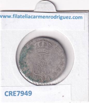 CRE7949 MONEDA ESPAÑA CARLOS III 2 REALES 1780 PLATA
