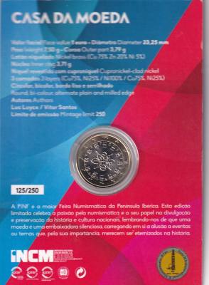 CREXP696 CARTERA PORTUGAL 1 EUROS 2025 PINF OPORTO TIRADA 250 UND.