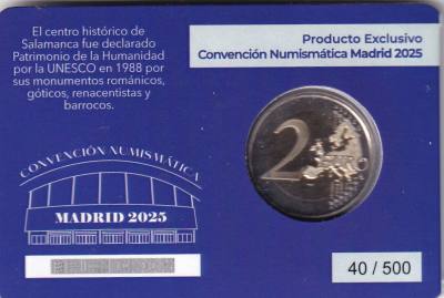 CREXP697 CARTERA ESPAÑA 2 EUROS 2025 EDICION ESPECIAL TIRADA MUY CORTA