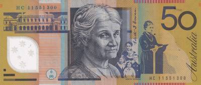 CRBX2633 BILLETE AUSTRALIA 50 DOLARES 202-2017 EBC-