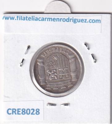 CRE8028 MONEDA ESPAÑA II REPUBLICA 1 PESETA 1933 PLATA