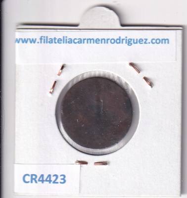 CR4423 MONEDA MARRUECOS 4 FALUS 1288 MOHAMED IV BRONCE 