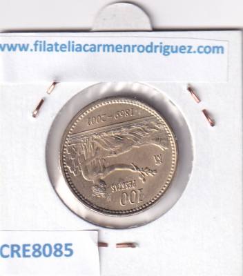 CRE8085 MONEDA ESPAÑA JUAN CARLOS I 100 PESETAS 2001 SIN SIRCULAR