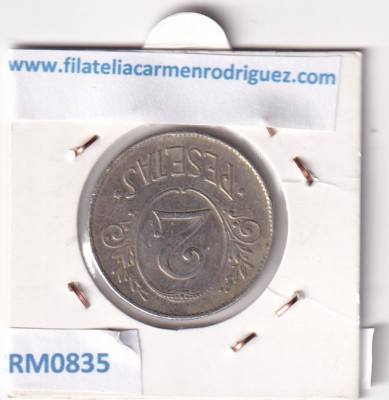 CRM0835 FICHA DE 2 PESETAS ALFONSO XII 1920