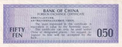 CRBX2636 BILLETE CHINA 50 FEN EBC