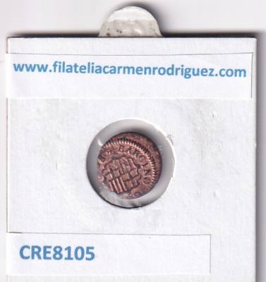 CRE8105 MONEDA ESPAÑA CARLOS III 1 DINER 1708 BARCELONA COBRE