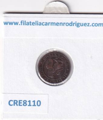 CRE8110 MONEDA ESPAÑA GOBIERNO PROV. 1 CENTIMO 1870 OM BARCELONA