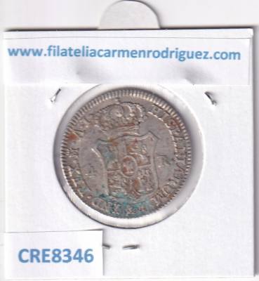 CRE8346 MONEDA ESPAÑA JOSE NAPOLEON I 1810 4 REALES MADRID AI PLATA