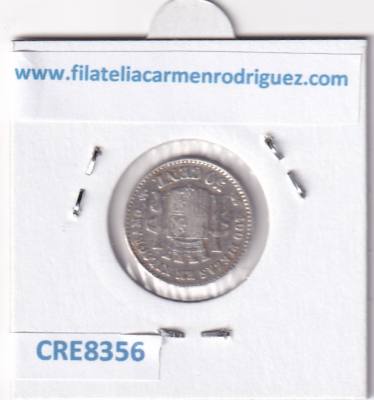 CRE8356 MONEDA ESPAÑA GOBIERNO PROVISIONAL 50 CENTIMOS 1869 *6*9 SNM