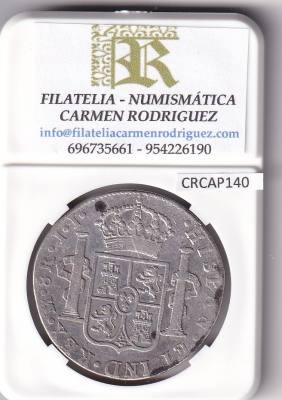 CRCAP140 MONEDA ESPAÑA FERNANDO VII 8 REALES 1809 MEXICO JJ