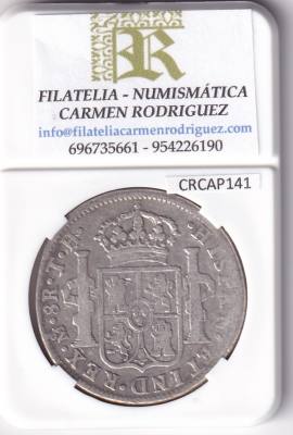 CRCAP141 MONEDA ESPAÑA FERNANDO VII 8 REALES 1809 MEXICO TH