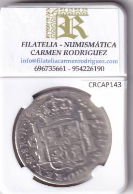 CRCAP143 MONEDA ESPAÑA FERNANDO VII 8 REALES 1810 MEXICO HI