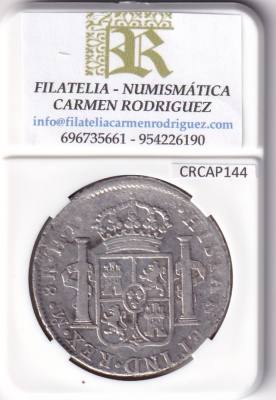 CRCAP144 MONEDA ESPAÑA FERNANDO VII 8 REALES 1811 MEXICO HI