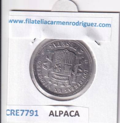 CRE7791 MONEDA ESPAÑA GOB. PROV. 2 PESETAS 1879 FALSA DE EPOCA