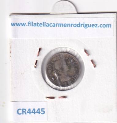 CR4445 MONEDA NUEVA ZELANDA 6 PENIQUES ISABEL II 1957 CU-NI