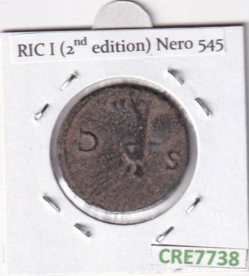 CRE7738 MONEDA ROMANA AS NERON VER DESCRIPCION EN FOTO