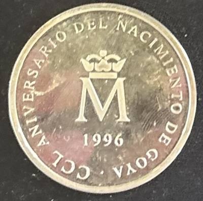 CREXP715 MEDALLA FNMT FRANCISO DE GOYA 1996 ANIV. NACIMIENTO