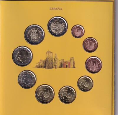 CREXP444 CARTERA ESPAÑA 2024 ALCAZAR DE SEVILLA 8 VALORES + 2€ +2 CONM