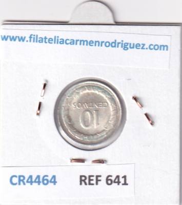 CR4464 MONEDA COLOMBIA 10 CENTAVOS 1945 2,5 GR PLATA