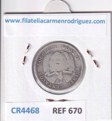 CR4468 MONEDA COLOMBIA 20 CENTAVOS 1914 PLATA