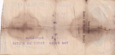 CRBL0590 BILLETE LOCAL ESPAÑA BILBAO 100 PESETAS 1936 BC