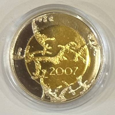 CREXP717 ESTUCHE MONEDA FINLANDIA 5 EUROS 2007 PROOF