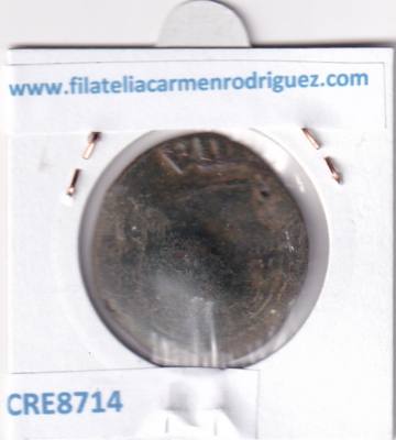 CRE8714 MONEDA ESPAÑA FELIPE IV 8 MARAVEDIS 1654 RESELLO TIPO 146