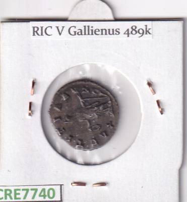 CRE7740 MONEDA ROMANA ANTONINIANO ROMA GALIENO LAETITIA 260-268
