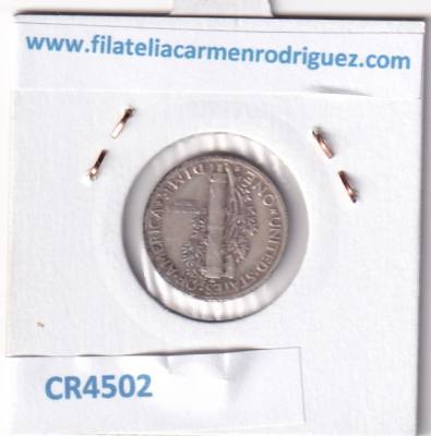 CR4502 MONEDA EEUU 1 DIME 1944 PLATA