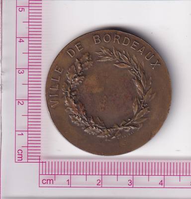 CREXP722 MEDALLA FRANCIA VILLA DE BORDEAUX
