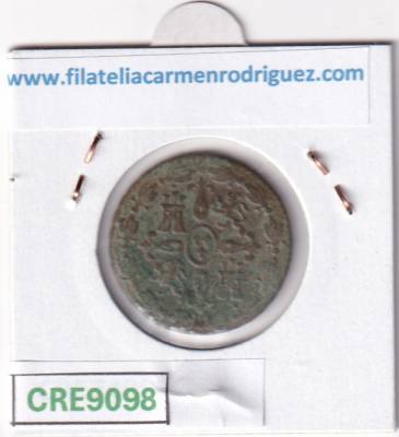 CRE9098 MONEDA ESPAÑA FERNANDO VII 4 MARAVEDIS 1833 S  TIPO 61 COBRE