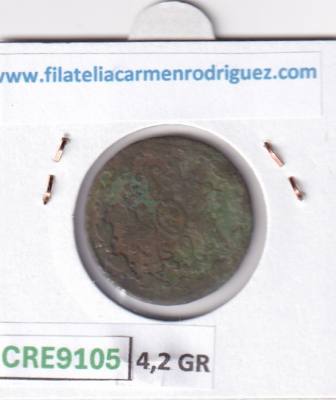CRE9105 MONEDA ESPAÑA FERNANDO VII 4 MARAVEDIS 1833 S  TIPO 61 COBRE