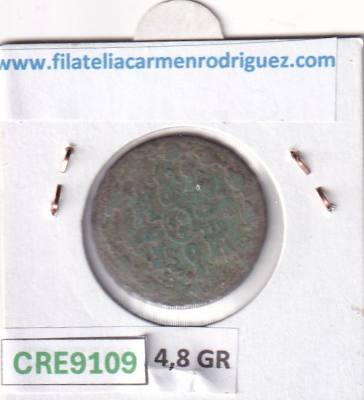 CRE9109 MONEDA ESPAÑA FERNANDO VII 4 MARAVEDIS 1833 S  TIPO 61 COBRE