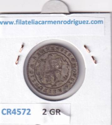 CR4572 MONEDA SUIZA 1/2 BATZEN  1796 BERNA VELLON