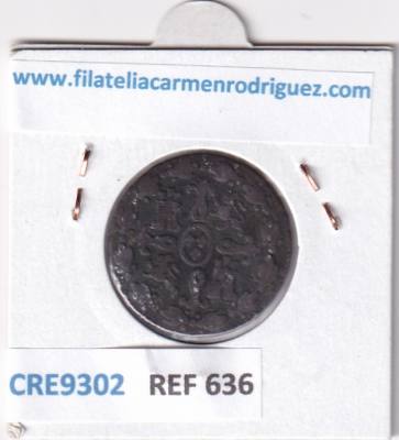 CRE9302 MONEDA ESPAÑA FERNANDO VII 4 MARAVEDIS 1833 SEGOVIA