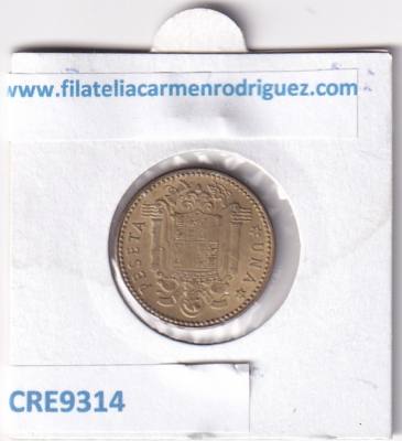 CRE9314 MONEDA ESPAÑA ESTADO ESPAÑOL 1 PESETA 1947 *54 SIN CIRCULAR