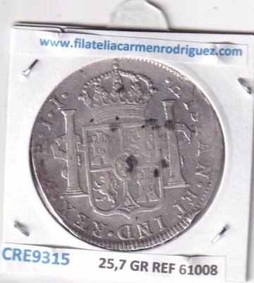 CRE9315 MONEDA ESPAÑA FERNANDO VII 8 REALES 1815 MEXICO PLATA