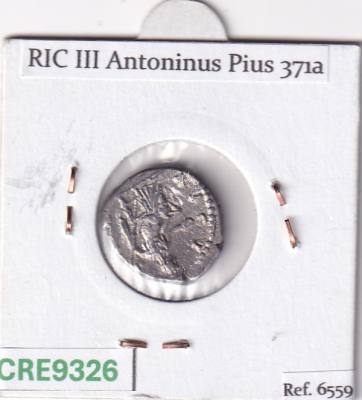 CRE9326 MONEDA ROMANA DENARIO ROMA FAUSTINA I VESTA SEDENTE 141