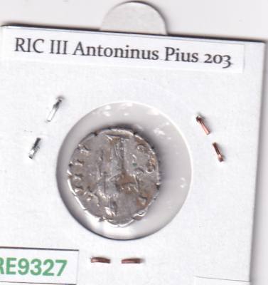 CRE9327 MONEDA ROMANA DENARIO ROMA ANTONINO PIO VESTA 151-152