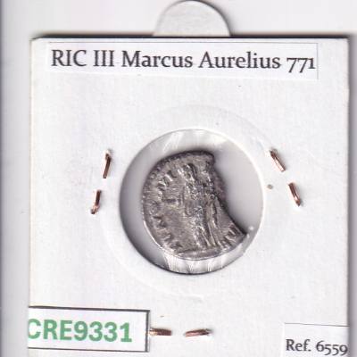 CRE9331 MONEDA ROMANA DENARIO ROMA FAUSTINA II JUNO 161-176