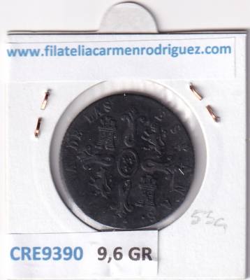 CRE9390 MONEDA ESPAÑA ISABEL II 8 MARAVEDIS 1850 JUBIA COBRE