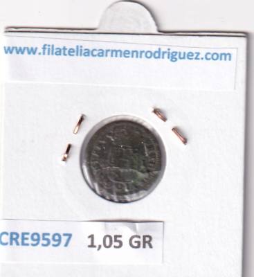 CRE9597 MONEDA ESPAÑA FERNANDO VI 1 MARAVEDIS 1747 SEGOVIA COBRE