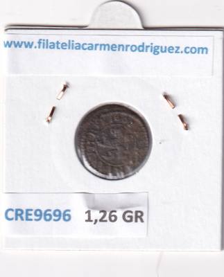 CRE9696 MONEDA ESPAÑA FELIPE III 1602 SEGOVIA HORIZONTAL COBRE